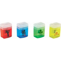 Translucent Pencil Sharpener w/ Flip Top Lid